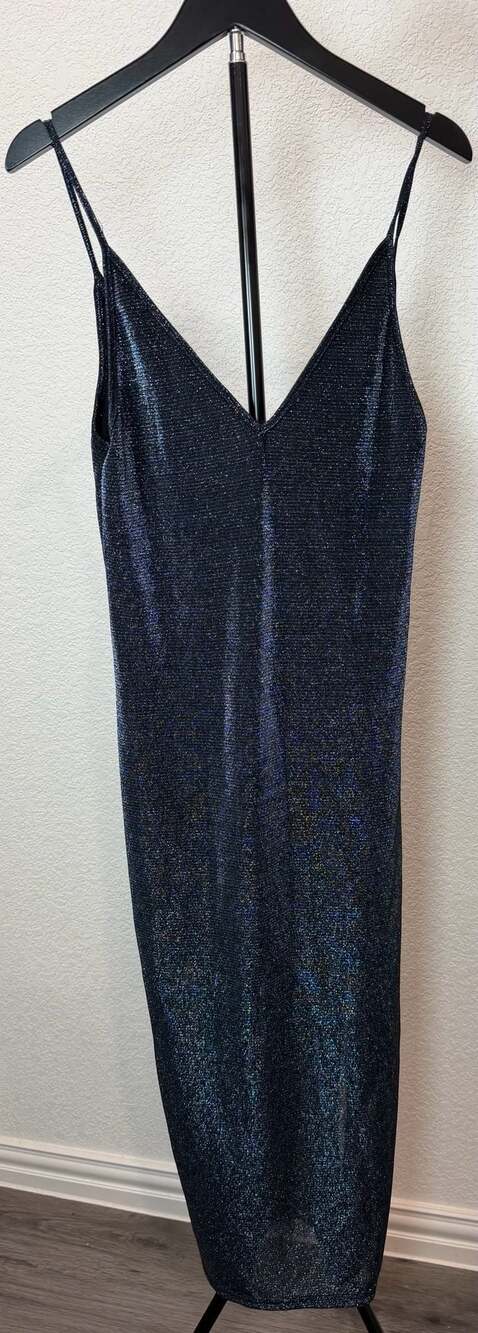 silence + noise Metallic Shimmer Dress size Small